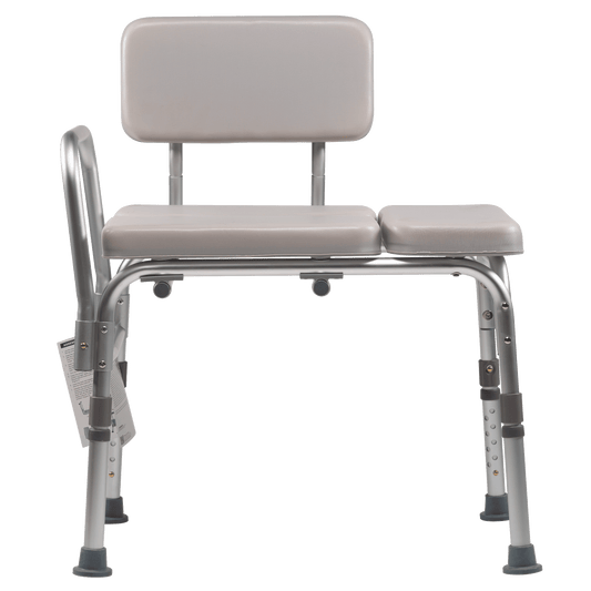 Padded Tub Transfer Bench, Gray, 1pc/bx