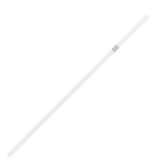 Flexible Plastic Drinking Straws, 7 3/4" (Length), 25/400/cs