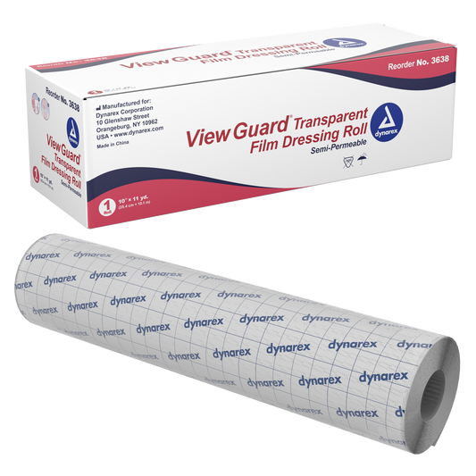 View Guard Transparent Film Dressing Roll, 10" x 11 yd, 12/cs