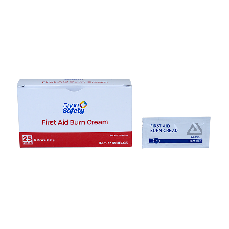 First Aid Burn Cream - 0.9g, 25/box - Ansi B, 72/25/cs