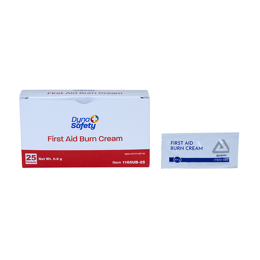 First Aid Burn Cream - 0.9g, 25/box - Ansi B, 72/25/cs