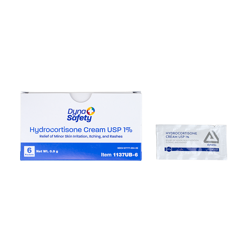 Hydrocortisone Cream, 0.9 g Foil Packet, 100/6/cs