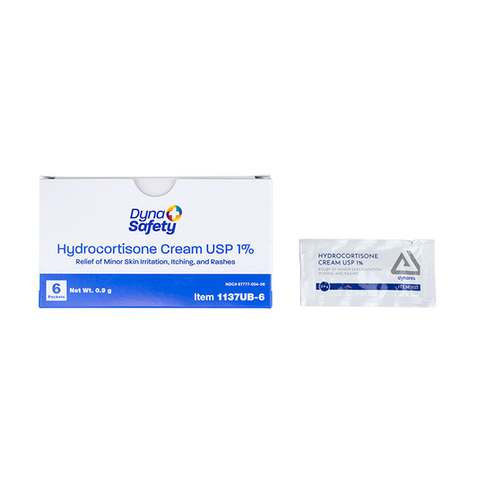 Hydrocortisone Cream, 0.9 g Foil Packet, 100/6/cs