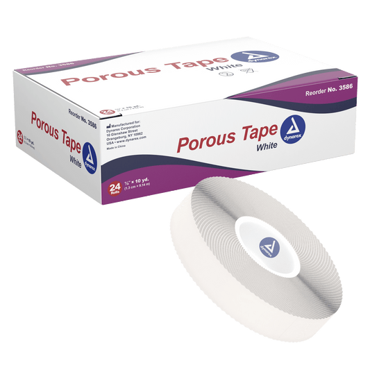 Porous Tape, 1/2" x 10 yd, 12/24/cs