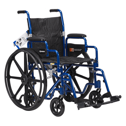 DynaRide Convertible - 18" x 16" w/ Detachable Desk Arm FR, Blue, 1pc/cs