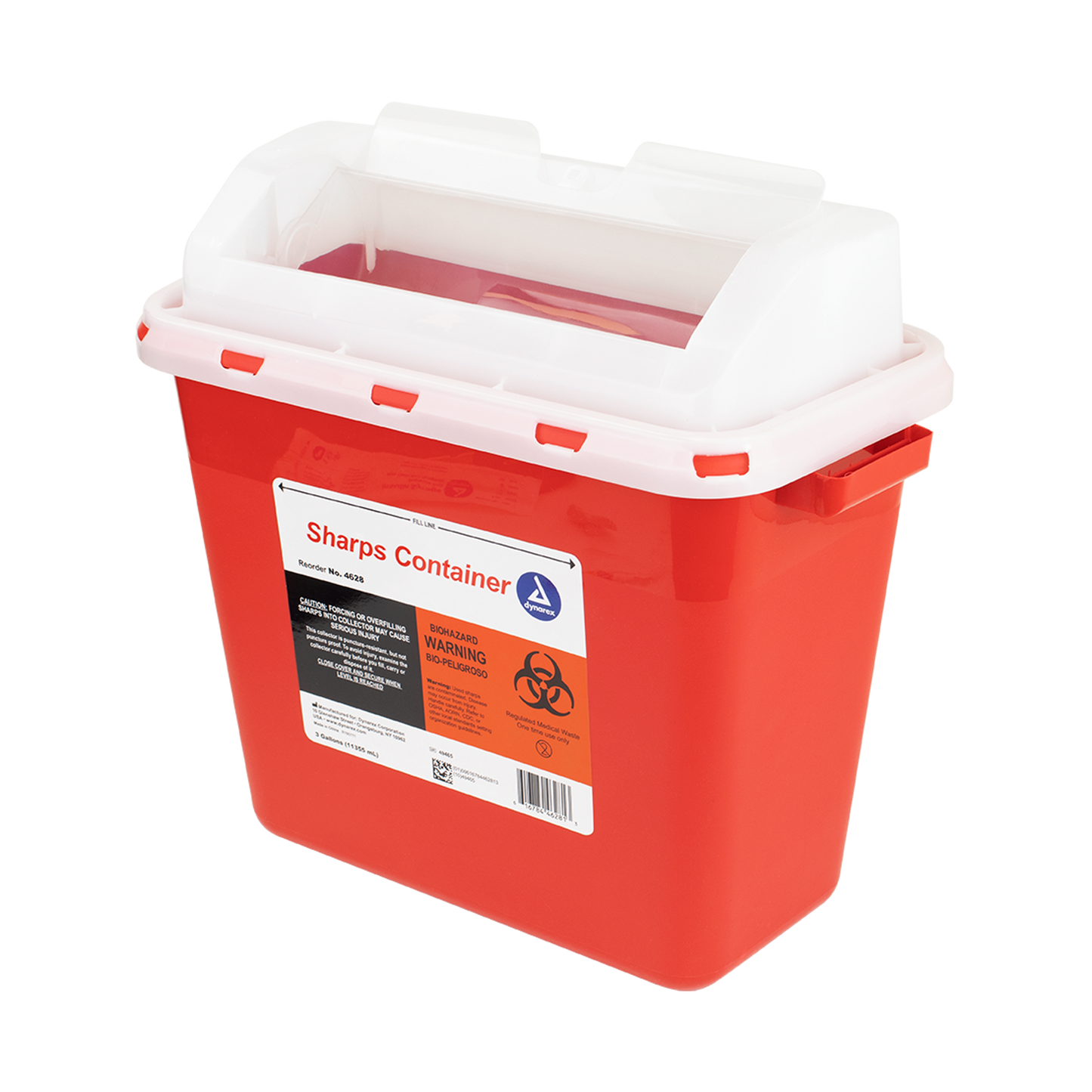 Sharps Containers, 3 gal., 12/cs