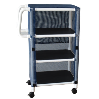 Graham Field Linen Cart Pvc Small 3 Shelf Lumex medical supply