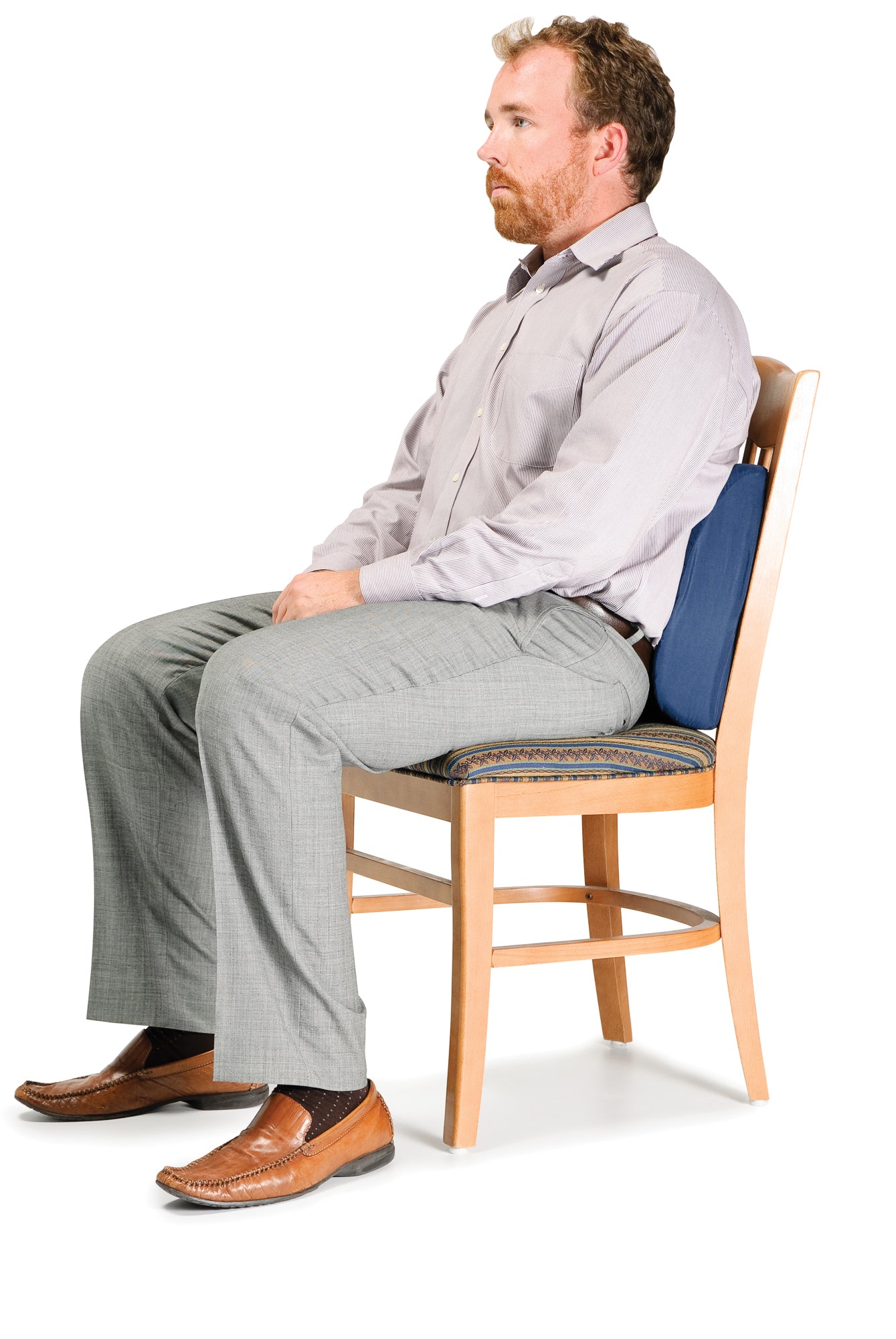 Graham Field Lumbar Support Cushion, Navy Lumex medical supply