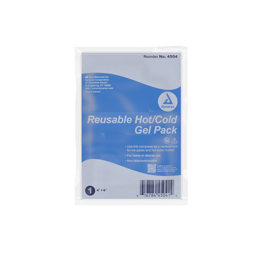 Reusable Hot / Cold Gel Packs, 4" x 6", 24/Case (4504)