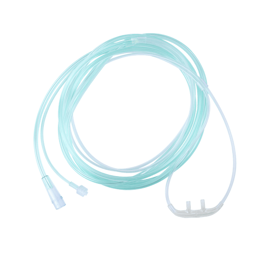 EtCO2 Nasal Sampling Cannula w/ 7' (2.1 m) Tubing w/ Male Lu, Adult/Standard 02 Tubing Conne, 25/cs