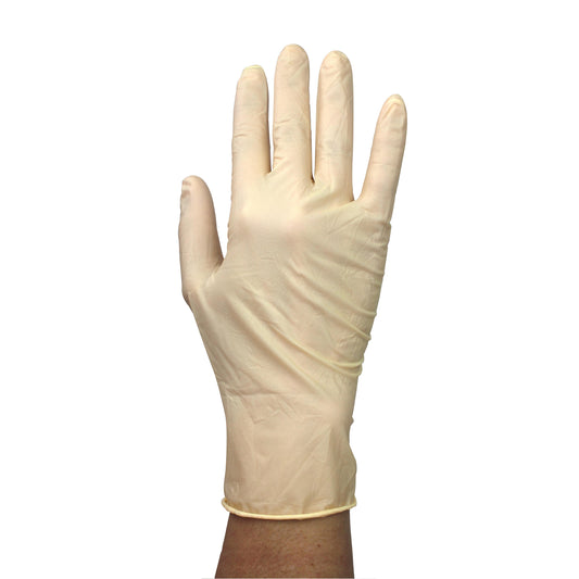 Sterile Latex Exam Gloves, Small, Powder-Free, 8/50/cs