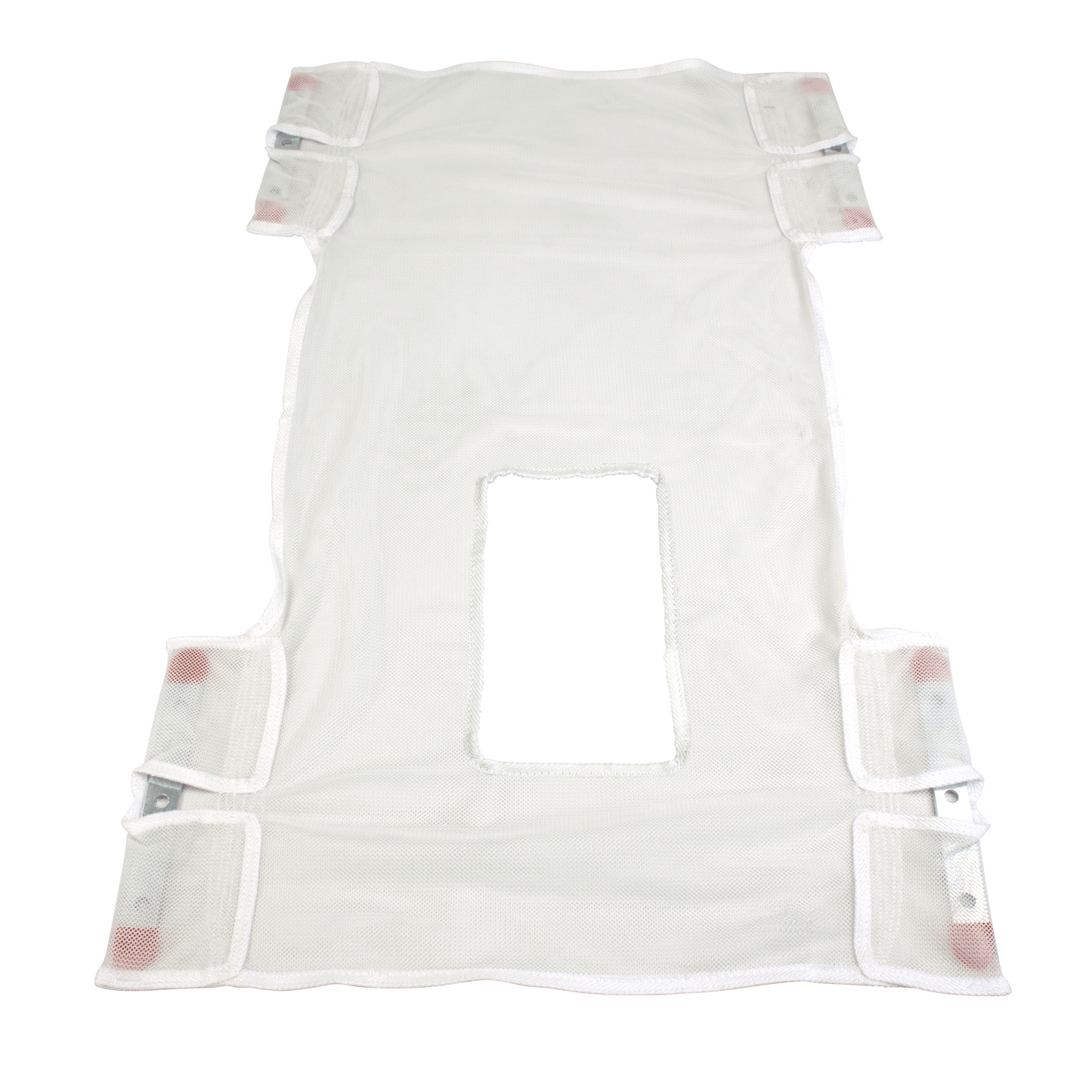 Standard Seat/Back Sling w/ Commode Opening - Mesh, Cream, 1/bx