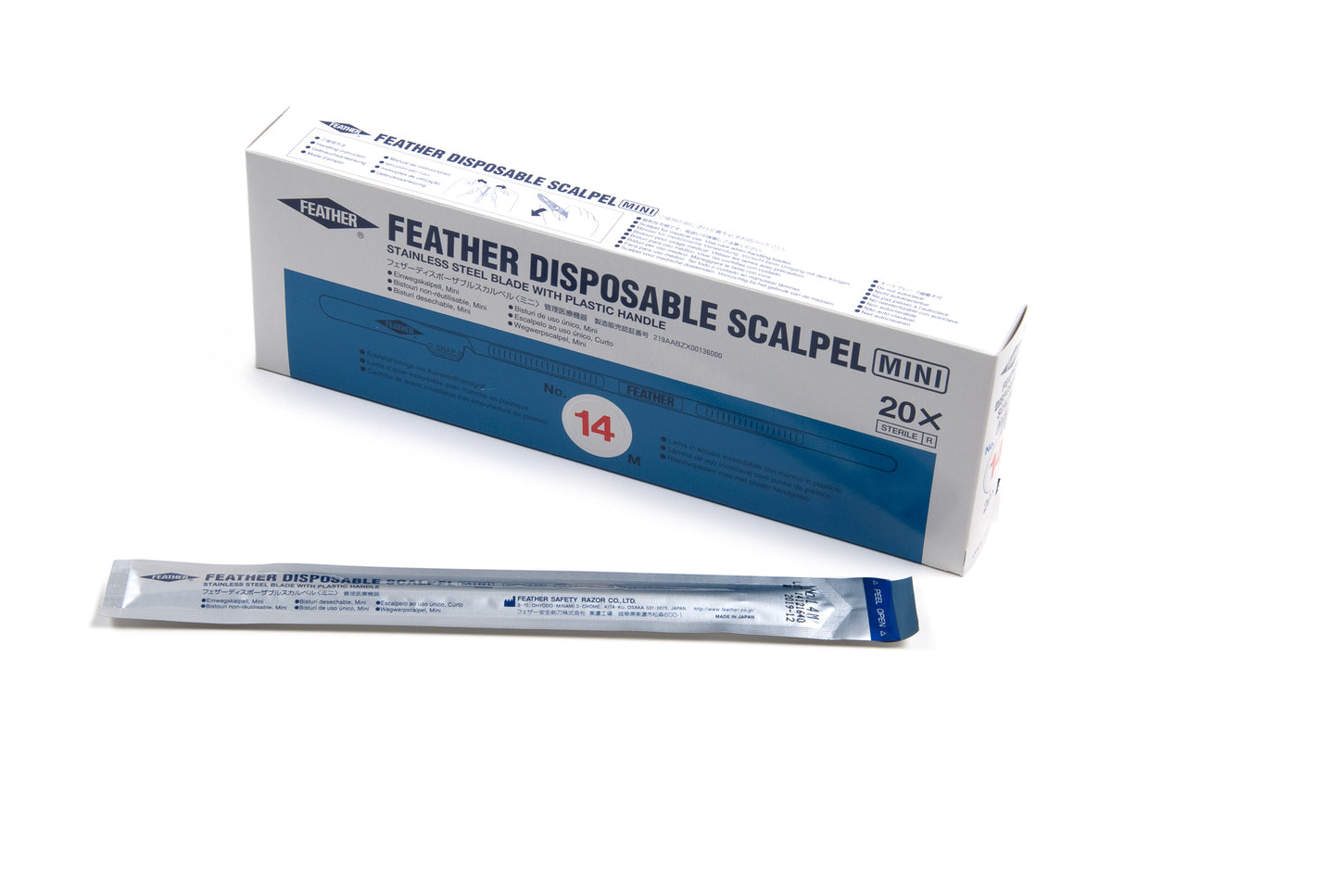 Graham Field Mini Scalpel DISPOS#14-20 Feather medical supply view 2