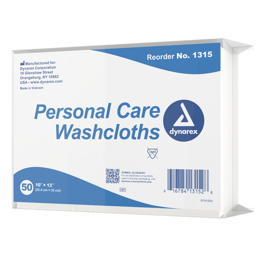 Personal Care Washcloth, 10" x 13", 10/50/cs