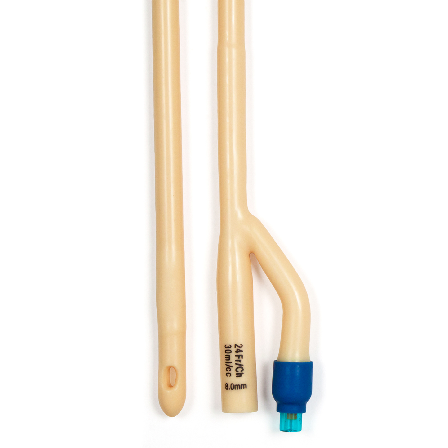 Foley Catheters, 24 Fr, 30 cc, 10/cs