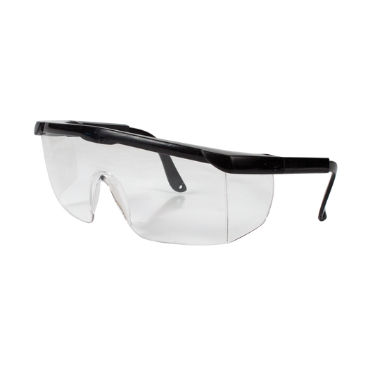 Safety Glasses, Black, 50/cs