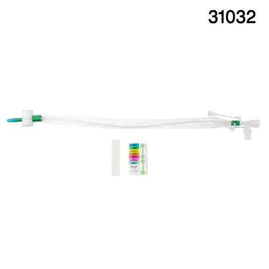 Closed Suction Endotracheal Catheter w/ Double Swivel Elbow, 14 Fr, Case (31032)