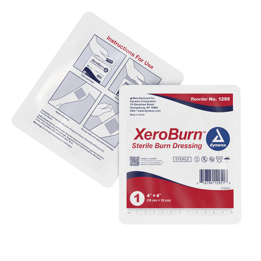 XeroBurn Sterile Burn Dressing, 4" x 4", 4/15/cs