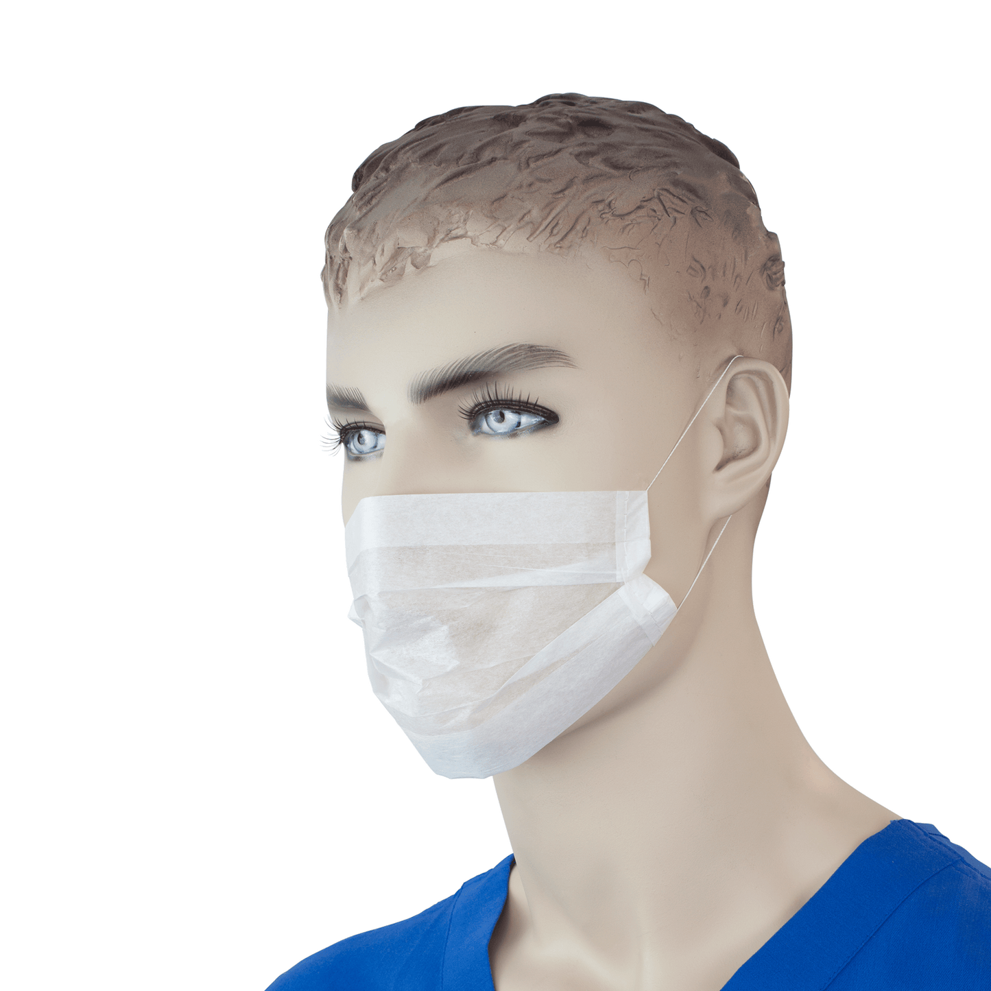 Paper Face Mask, White, 10/100/cs