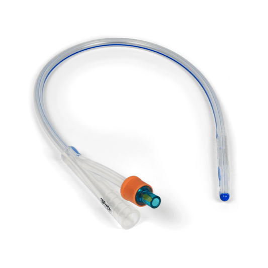 Silicone Foley Catheters 2-way Standard, 16 Fr, 30 cc, 10/bx