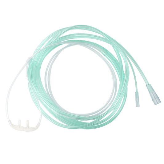 EtCO2 Nasal Sampling Cannula w/ 7' (2.1 m) Tubing w/ Female, Adult/Standard 02 Tubing Conne, 25/cs