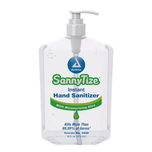 Instant Hand Sanitizer, 16 oz. Square Pump, 12/cs