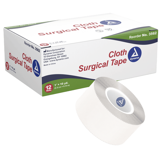 Cloth Surgical Tape, 1" x 10 yd, Case (3562)