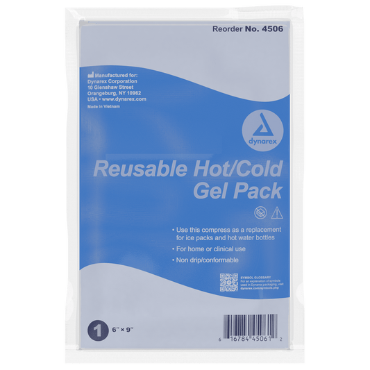Reusable Hot / Cold Gel Packs, 6" x 9", 24/cs