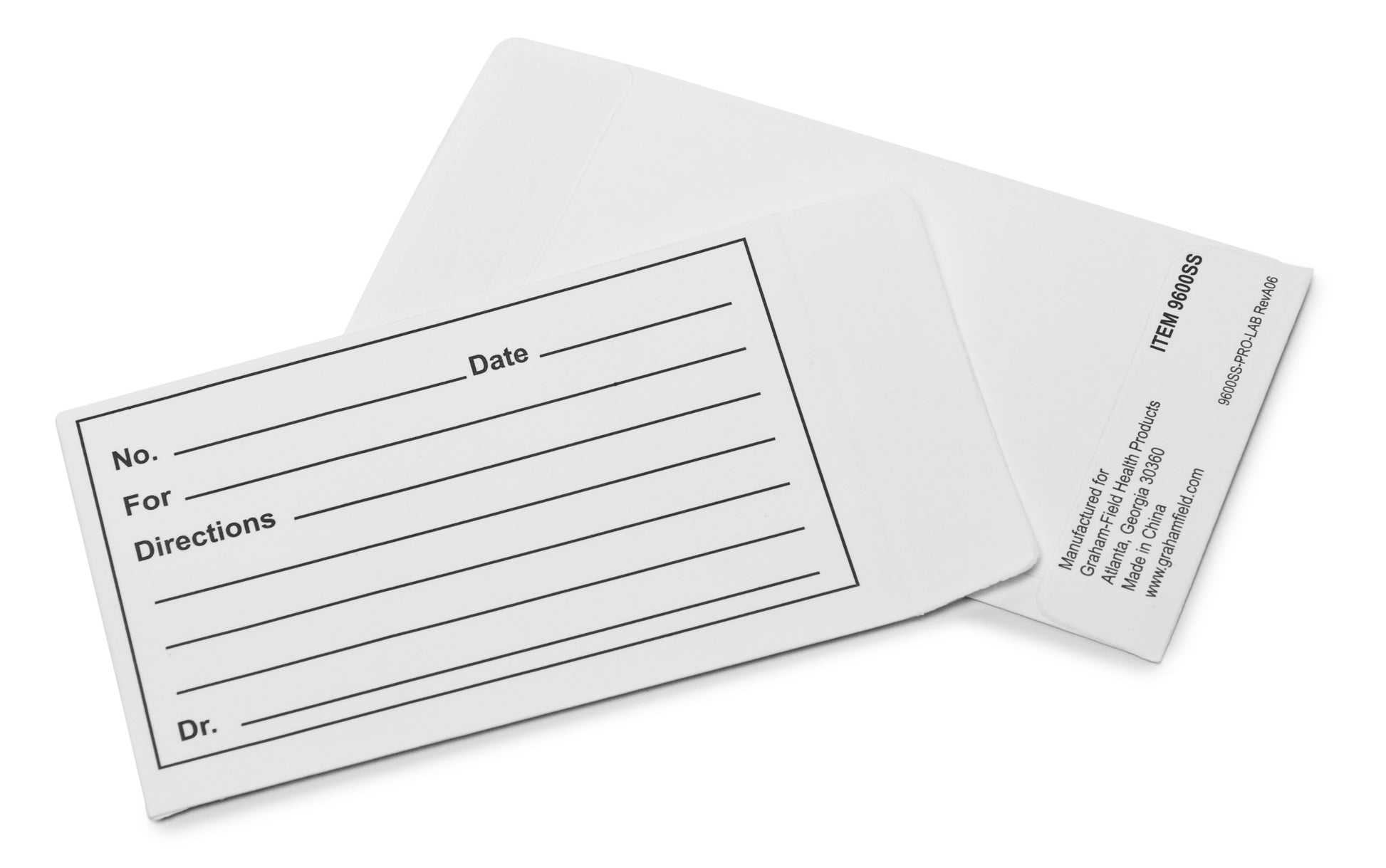 Graham Field Printed Pill Envelope, 1000/BX Grafco, 3.5" x 2.5" medical supply view 4
