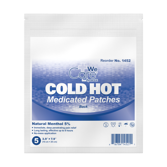 Cold Hot Medicated Patches - Back, 10 cm x 20 cm, Case (1452)