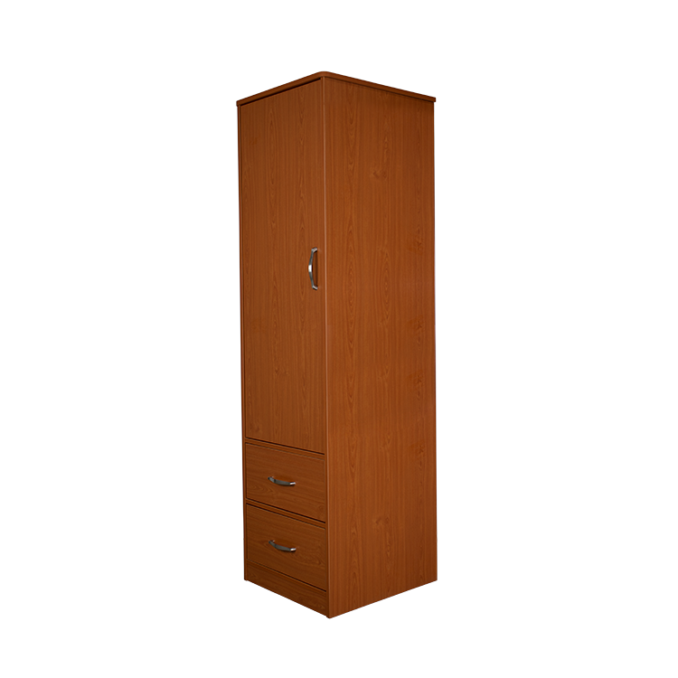 One Door / Two Drawer Wardrobe, Cherry, 1pc/cs