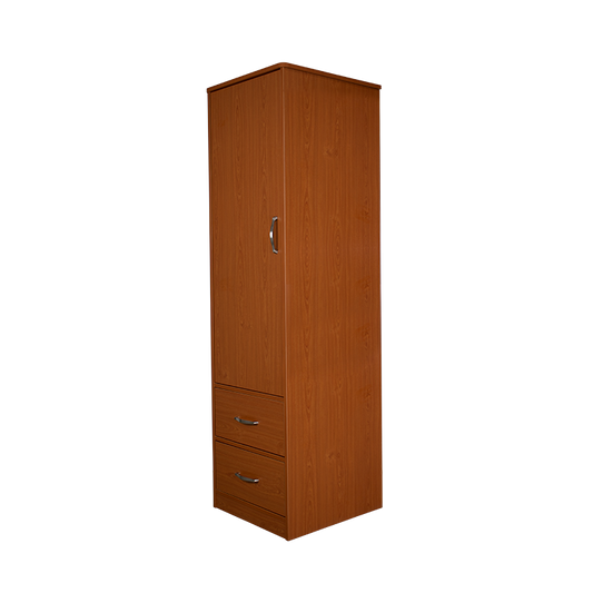 One Door / Two Drawer Wardrobe, Cherry, 1pc/cs