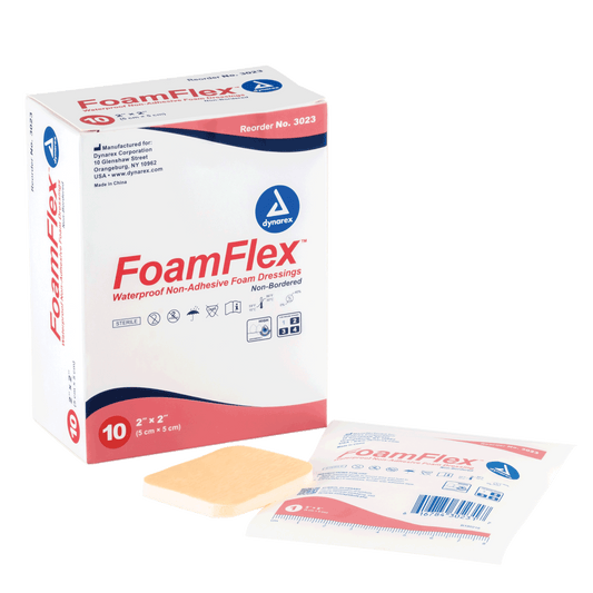 FoamFlex - Non-Adhesive Waterproof Foam, 2" x 2", 12/10/cs