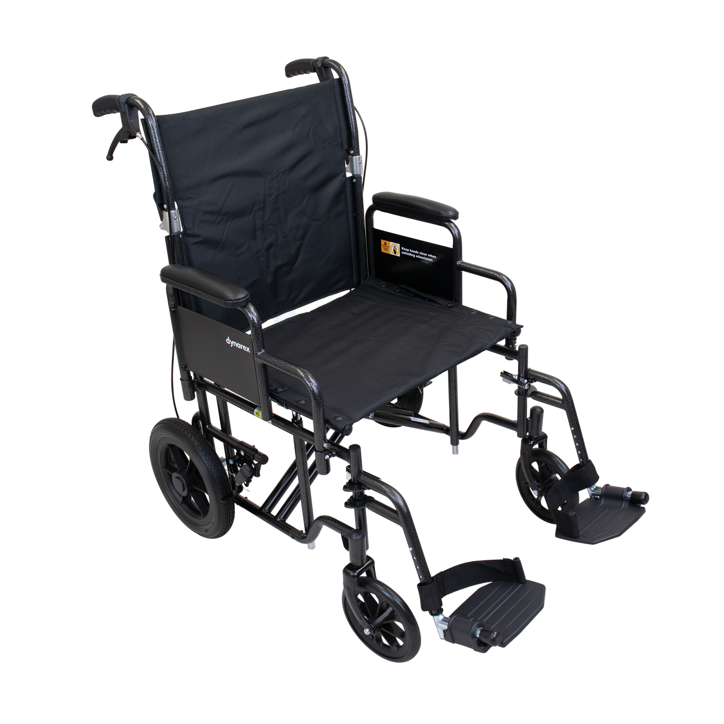 Bariatric Transport Wheelchair - 22" x 16", Silver Vein 10244