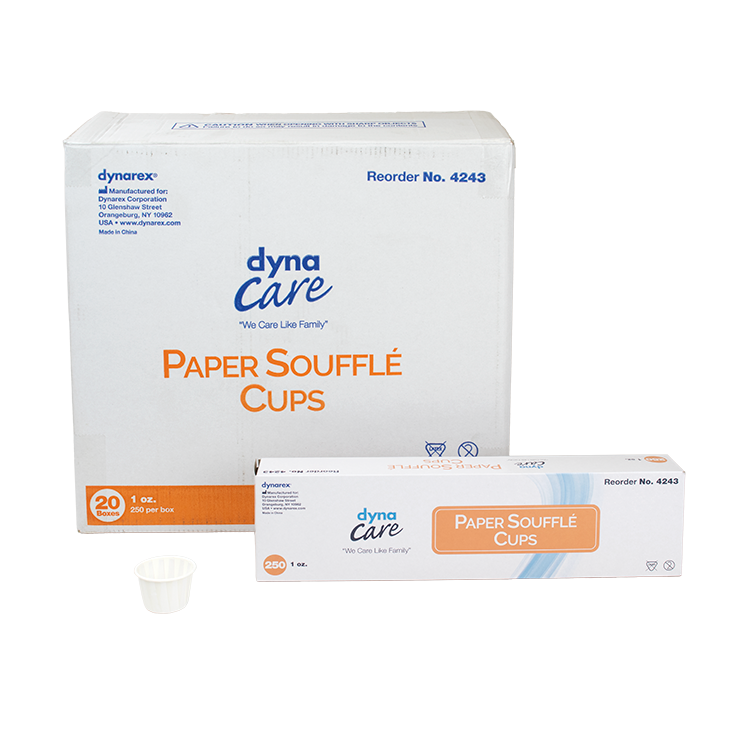 Paper Souffle Cups, 1 oz., 20/250/cs