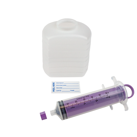 IV Pole Kit - Enteral Irrigation w/ ENFit Connector, 60 cc, 30/cs