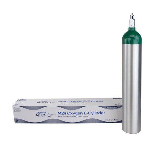 M24 - Oxygen E-Cylinder (post valve), 4.6 L, 1pc/cs