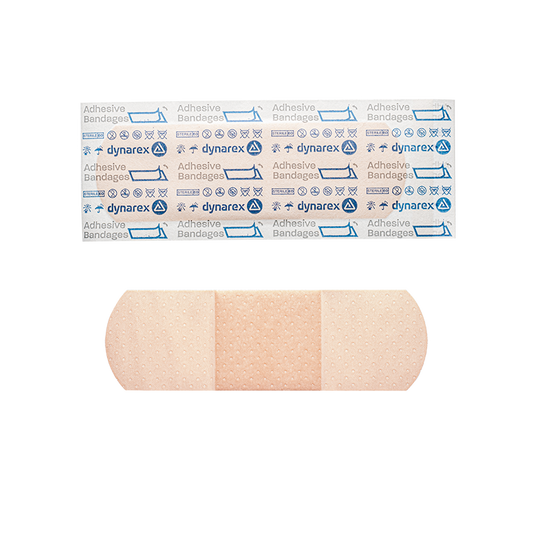 Sheer Plastic Adhesive Bandages - Sterile, 1" x 3", 5000/cs