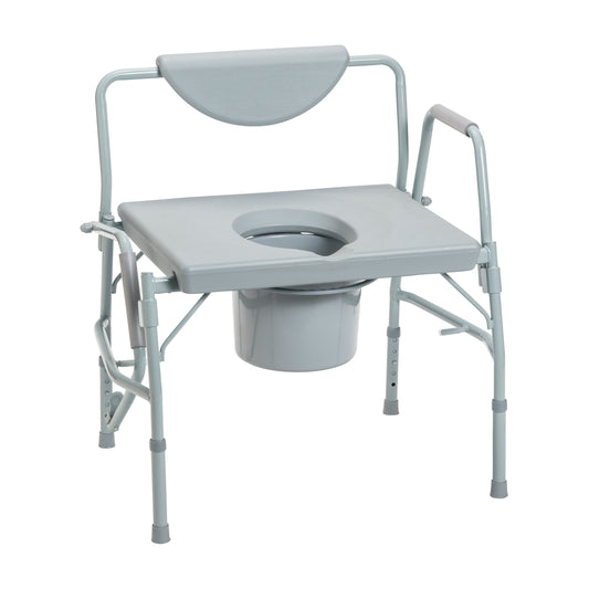 Bariatric Drop Arm Bedside Commode Chair (11135-1)