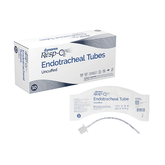 Resp-O2, Endotracheal Tubes - Uncuffed, 2.5 mm, Box (36221)