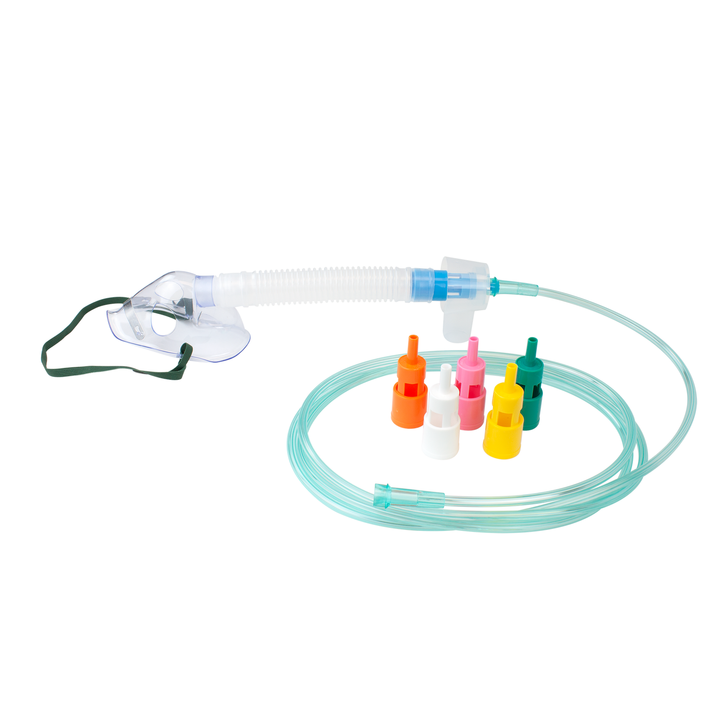 Venturi Select A Vent Elongated Mask w/6 dilutors 7' (2.1 m), Pediatric/Standard Connector, 50/cs