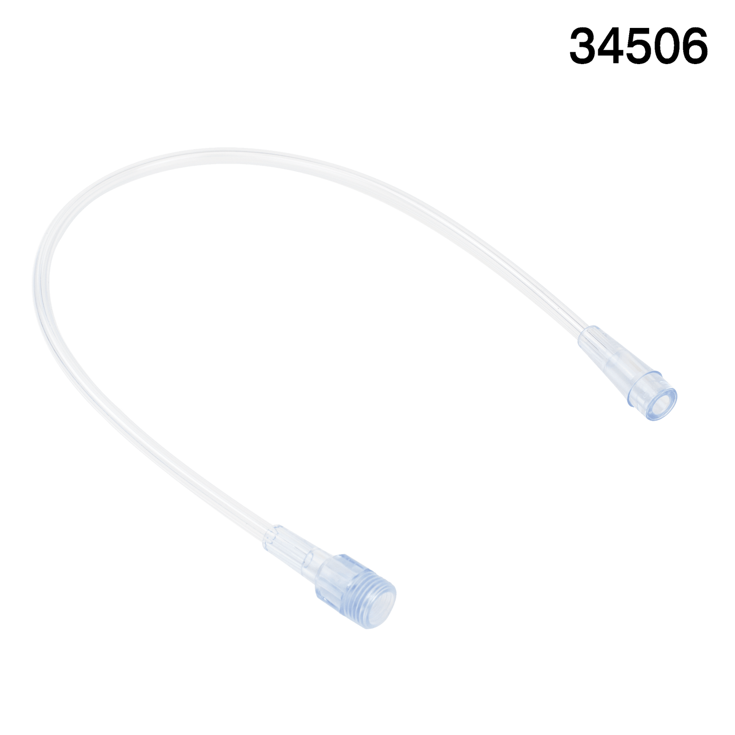 Oxygen Humidifier Straight Connector w/ Tubing, 50/cs