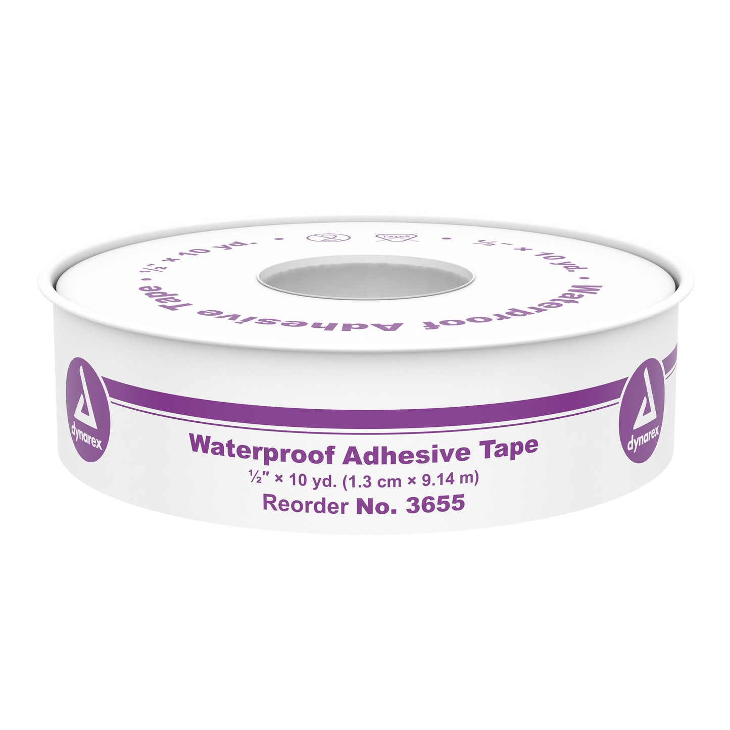 Waterproof Adhesive Tape, 1/2" x 10 yd, 144/cs