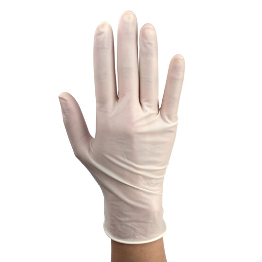 Powder-Free Plus Latex Exam Gloves, PolyLined, Small, 10/100/cs