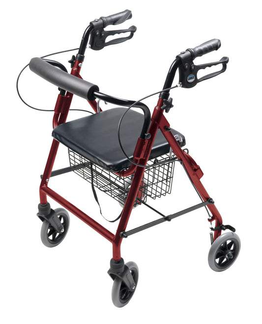Graham Field Rollator Alum Hemi Burgundy Walkabout Hemi, Lumex medical supply