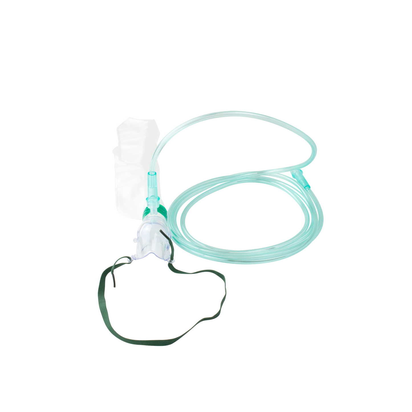 Oxygen High-Concentration Standard Mask w/ 7' (2.1 m) tubing, Infant/Standard Connector, 50/cs