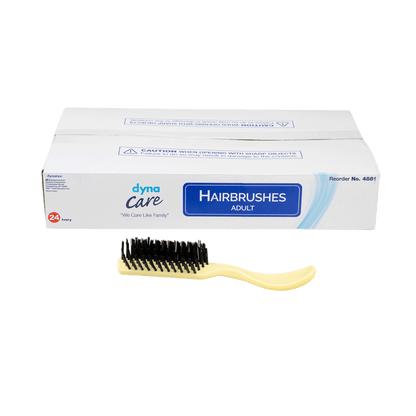 Adult Hairbrushes, Ivory, Case (4881)