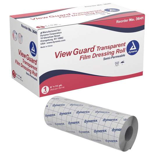 View Guard Transparent Film Dressing Roll, 6" x 11 yd, 12/cs