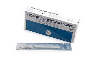Graham Field Scalpels Feather #20 20/BX Feather medical supply view 2