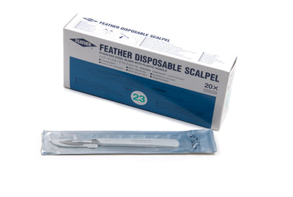 Graham Field Scalpels Feather #23 20/BX Feather medical supply view 2